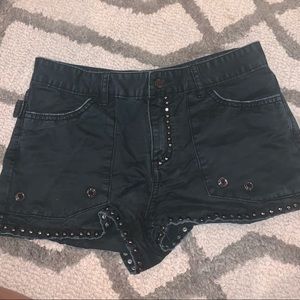 Black zadig and Voltaire shorts